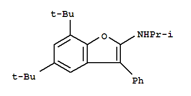 2-Benzofuranamine, 5,7-bis(1,1-dimethylethyl)-n-(1-methylethyl)-3-phenyl- Structure,406952-42-9Structure