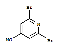 2,6-Dibromo-4-cyanopyridine Structure,408352-58-9Structure