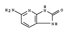 5-氨基-1,3-二氢-2H-咪唑并[4,5-b]吡啶-2-酮结构式_40851-87-4结构式