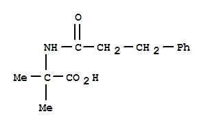 Alanine, 2-methyl-n-(1-oxo-3-phenylpropyl)- Structure,409108-29-8Structure