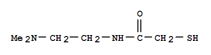 (9ci)-n-[2-(二甲基氨基)乙基]-2-疏基-乙酰胺结构式_409111-92-8结构式