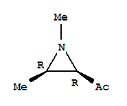 Ethanone, 1-(1,3-dimethyl-2-aziridinyl)-, cis-(9ci) Structure,41110-06-9Structure
