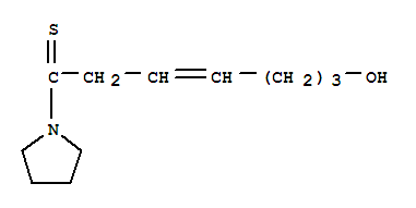 Pyrrolidine, 1-(7-hydroxy-1-thioxo-3-heptenyl)-(9ci) Structure,411213-85-9Structure