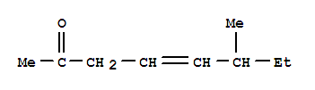 (9ci)-6-甲基-4-辛烯-2-酮结构式_411236-32-3结构式