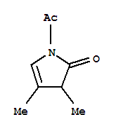 (9ci)-1-乙酰基-1,3-二氢-3,4-二甲基-2H-吡咯-2-酮结构式_412011-43-9结构式