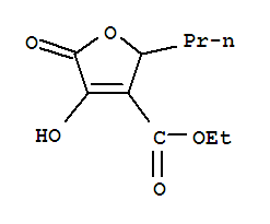 (9ci)-2,5-二氢-4-羟基-5-氧代-2-丙基-3-呋喃羧酸乙酯结构式_412299-21-9结构式