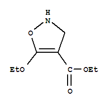 4-Isoxazolecarboxylicacid,5-ethoxy-2,3-dihydro-,ethylester(9ci) Structure,412304-62-2Structure