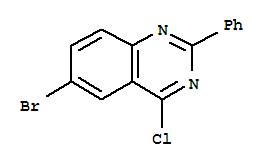 6-Bromo-4-chloro-2-phenylquinazoline Structure,412923-42-3Structure