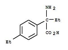 Benzeneacetic acid, alpha-amino-alpha,4-diethyl-(9ci) Structure,412924-82-4Structure