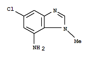 1H-benzimidazol-7-amine,5-chloro-1-methyl-(9ci) Structure,41687-14-3Structure