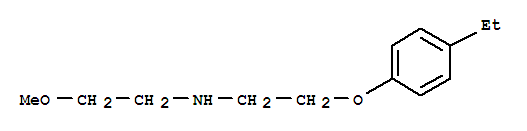 Ethanamine, n-[2-(4-ethylphenoxy)ethyl]-2-methoxy-(9ci) Structure,420100-40-9Structure