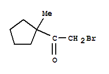 Ethanone, 2-bromo-1-(1-methylcyclopentyl)-(9ci) Structure,42253-38-3Structure