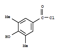 Benzoyl chloride, 4-hydroxy-3,5-dimethyl-(9ci)Structure,42293-38-9Structure Benzoyl chloride, 4-hydroxy-3,5-dimethyl-(9ci) Structure,42293-38-9Structure