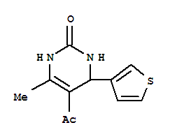 2(1H)-pyrimidinone,5-acetyl-3,4-dihydro-6-methyl-4-(3-thienyl)-(9ci) Structure,423153-18-8Structure