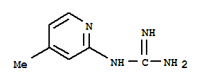 Guanidine, (4-methyl-2-pyridinyl)-(9ci) Structure,425376-97-2Structure