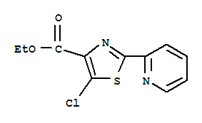 4-Thiazolecarboxylicacid,5-chloro-2-(2-pyridinyl)-,ethylester(9ci) Structure,425392-50-3Structure