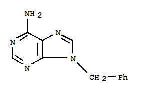 9-苄基-9h-嘌呤-6-胺结构式_4261-14-7结构式