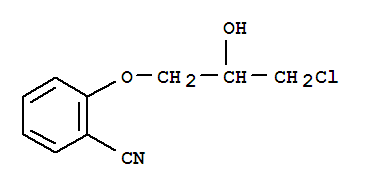 2-(3-Chloro-2-hydroxy-propoxy)-benzonitrile Structure,42864-99-3Structure