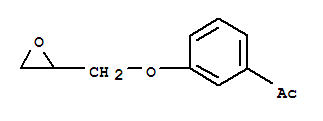 1-[3-(Oxiran-2-ylmethoxy)phenyl]ethanone Structure,42865-03-2Structure