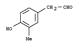 (9ci)-4-羟基-3-甲基-苯乙醛结构式_433230-56-9结构式