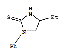 (9ci)-4-乙基-1-苯基-2-咪唑啉硫酮结构式_433285-45-1结构式