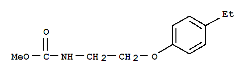 (9ci)-[2-(4-乙基苯氧基)乙基]-氨基甲酸甲酯结构式_434312-11-5结构式