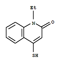 2(1H)-quinolinone,1-ethyl-4-mercapto-(9ci) Structure,437981-37-8Structure