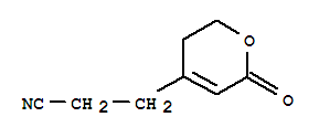 (9ci)-5,6-二氢-2-氧代-2H-吡喃-4-丙腈结构式_438529-93-2结构式
