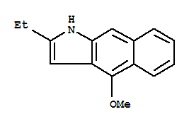 1H-benz[f]indole,2-ethyl-4-methoxy-(9ci) Structure,438587-63-4Structure