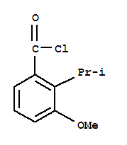 Benzoyl chloride, 3-methoxy-2-(1-methylethyl)-(9ci) Structure,440123-70-6Structure