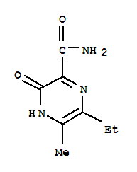 Pyrazinecarboxamide, 6-ethyl-3,4-dihydro-5-methyl-3-oxo-(9ci) Structure,440124-22-1Structure