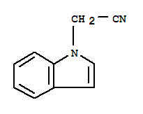 1H-吲哚-1-乙腈(9ci)结构式_4414-73-7结构式