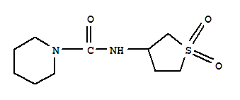 (9ci)-n-(四氢-1,1-二氧化物-3-噻吩)-1-哌啶羧酰胺结构式_443651-74-9结构式