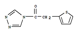 4H-1,2,4-triazole,4-(2-thienylacetyl)-(9ci) Structure,443676-57-1Structure