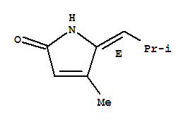 (9ci)-1,5-二氢-4-甲基-5-(2-甲基亚丙基)-2H-吡咯-2-酮结构式_443680-32-8结构式