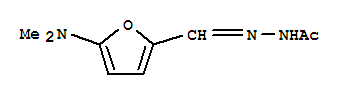 (9ci)-[[5-(二甲基氨基)-2-呋喃]亚甲基]肼乙酸结构式_444674-29-7结构式