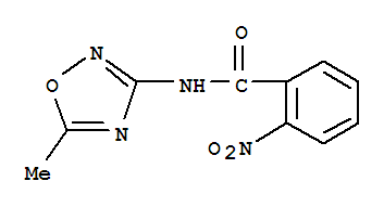 Benzamide, n-(5-methyl-1,2,4-oxadiazol-3-yl)-2-nitro-(9ci) Structure,444717-82-2Structure