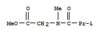 Glycine, n-methyl-n-(2-methyl-1-oxopropyl)-, methyl ester Structure,445396-08-7Structure