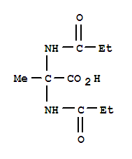 n-(1-氧代丙基)-2-[(1-氧代丙基)氨基]-丙氨酸结构式_445396-93-0结构式