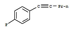 Benzene, 1-fluoro-4-(1-pentynyl)-(9ci) Structure,445424-02-2Structure