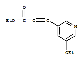 (9ci)-3-(5-乙氧基-3-吡啶)-2-丙酸乙酯结构式_445492-11-5结构式