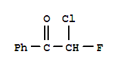(9ci)-2-氯-2-氟-1-苯基-乙酮结构式_447-15-4结构式