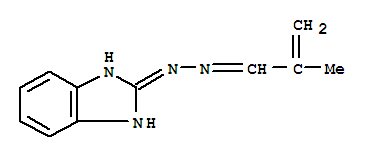 2-丙烯醛,2-甲基-1H-苯并咪唑-2-基肼酮(9ci)结构式_453553-33-8结构式