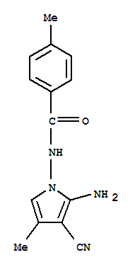 Benzamide, n-(2-amino-3-cyano-4-methyl-1h-pyrrol-1-yl)-4-methyl-(9ci) Structure,453587-58-1Structure