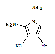 (9ci)-1,2-二氨基-4-甲基-1H-吡咯-3-甲腈结构式_453587-76-3结构式
