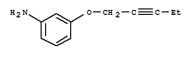 Benzenamine, 3-(2-pentynyloxy)-(9ci) Structure,453593-33-4Structure