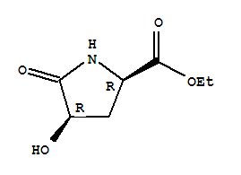 D-proline, 4-hydroxy-5-oxo-, ethyl ester, (4r)-(9ci) Structure,455334-20-0Structure