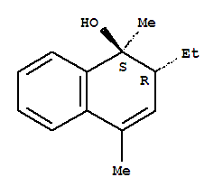 (1s,2r)-(9ci)-2-乙基-1,2-二氢-1,4-二甲基-1-萘酚结构式_457625-27-3结构式