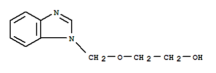 Ethanol, 2-(1h-benzimidazol-1-ylmethoxy)-(9ci) Structure,46277-27-4Structure