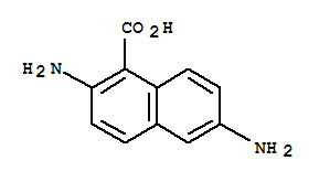 (9ci)-2,6-二氨基-1-萘羧酸结构式_46390-04-9结构式